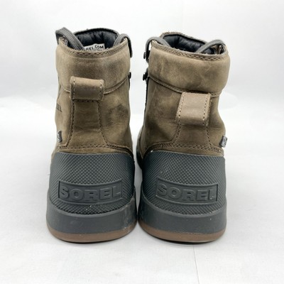 Sorel Mens 10 Ankeny WP Hiking Boots Brown Leather Rugged  display picture 2