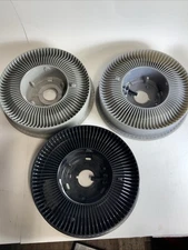 Kodak carousel 80 slide trays Missing locking rings  Lot of 3