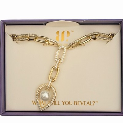 Bomb Party June 2026 Necklace   It s Got To Be Mine  Pearl On Yellow Gold