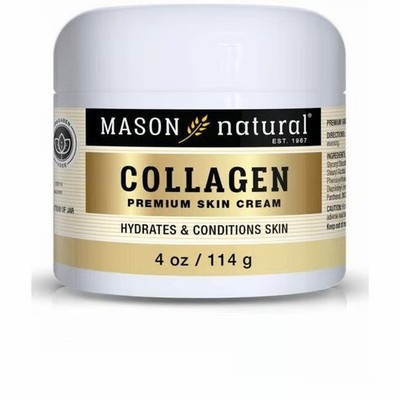 Mason Natural Collagen Premium Skin Cream - Intense Skin Hydration, 4 OZ