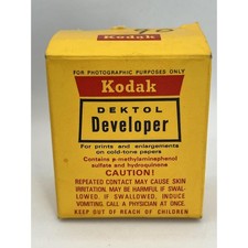 Vintage Kodak Dektol Developer - 1x 1/3oz 9.4g Sealed