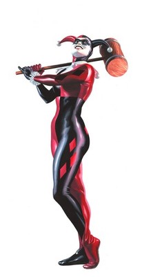 DC Villains HARLEY QUINN Alex Ross SIGNED SDCC 2025 Excl Print Lt Ed 195 REG