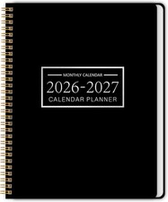 Monthly Planner 2026-2027, 2026 Calendar 24 Months Planner, Jan 2026 - Dec 2027,