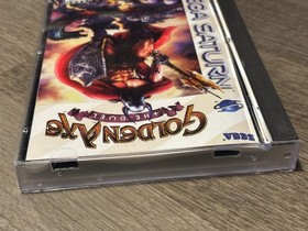 Golden Axe The Duel Sega Saturn Complete CIB w/Reg Card Near Mint Condition
