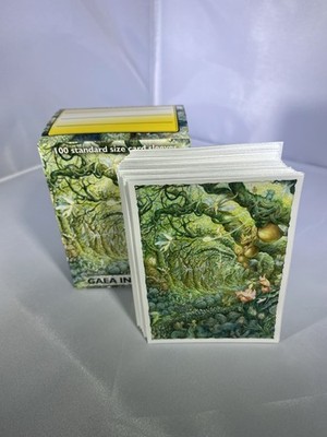 Dragon Shield Gaea In Bloom 100 Count Card Sleeves Mtg Standard Size
