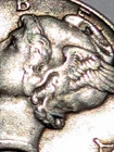 1944-P Mercury Dime, 90% Silver w/ XF Details + Nice Bands
