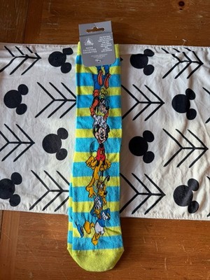 Disney Parks Fab 5 Adult Socks Mickey Donald Goofy Pluto New