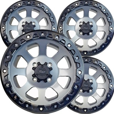 4 ATV RIMS WHEELS 15x7 4/115 4+3 most Arctic Cat Textron models UTV RTV Gun Metl