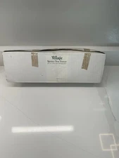 DEPT 56 VLG ACCESSORY #5248-5 "SPRUCE TREE FOREST" SET OF 3 TREES ON WOOD BASE