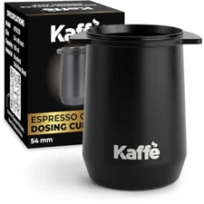 Kaffe Espresso Coffee Dosing Cup with Non-Stick Coating 54mm - Metal Coffee G...