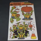 Vintage Ninja Turtles Halloween Cutouts 1989 2 sheets NOS (Corner Missing)