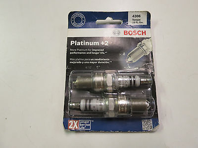 Set of 8 2 Spark Plug Bosch 4306 Platinum Plus