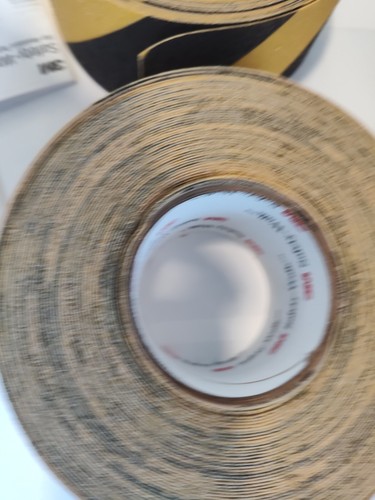 3M 613 Antislip Tape,Mineral Coated,Blck/Yellow - Picture 3 of 16