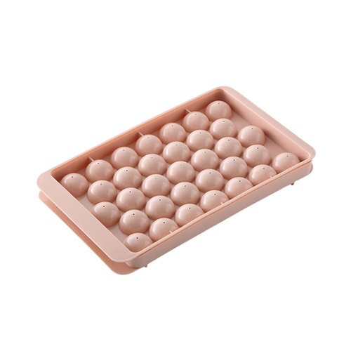 with Lid Ice Cube Maker 3D Round Ice Bucket Food Grade Maker Ice Box Bar - Picture 3 of 11