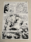 Popeye #125 original art Stunning Splash Spies 1974 Sign Wildman Romeo Computer