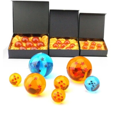 DRAGON BALL Anime 7 Sterne Bälle Kugeln Kristallkugeln Crystal Balls Sammlung DE