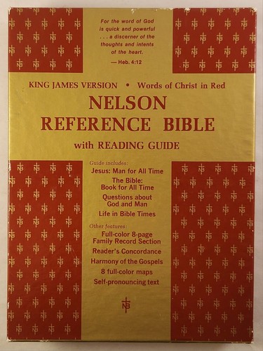 Nelson Reference Bible 487BR King James Version (Brown calfskin Leather) - Imagen 2 de 16