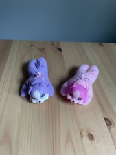 Puppy Surprise Plush 2 Puppies Stuffed Animal Toy Replacements Pink Purple
