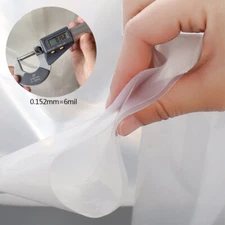 13 x 25 ft 6 Mil Greenhouse Film Clear Poly Tarp UV Resistant Camping Tarp Tent