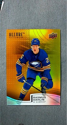 2021-22 Upper Deck  Allure Rainbow Orange Yellow #52 Rasmus Dahlin Sabres