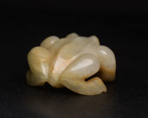 Natural Hetian Jade Handcarved frog Statue Pendant China 521 - Picture 5 of 9