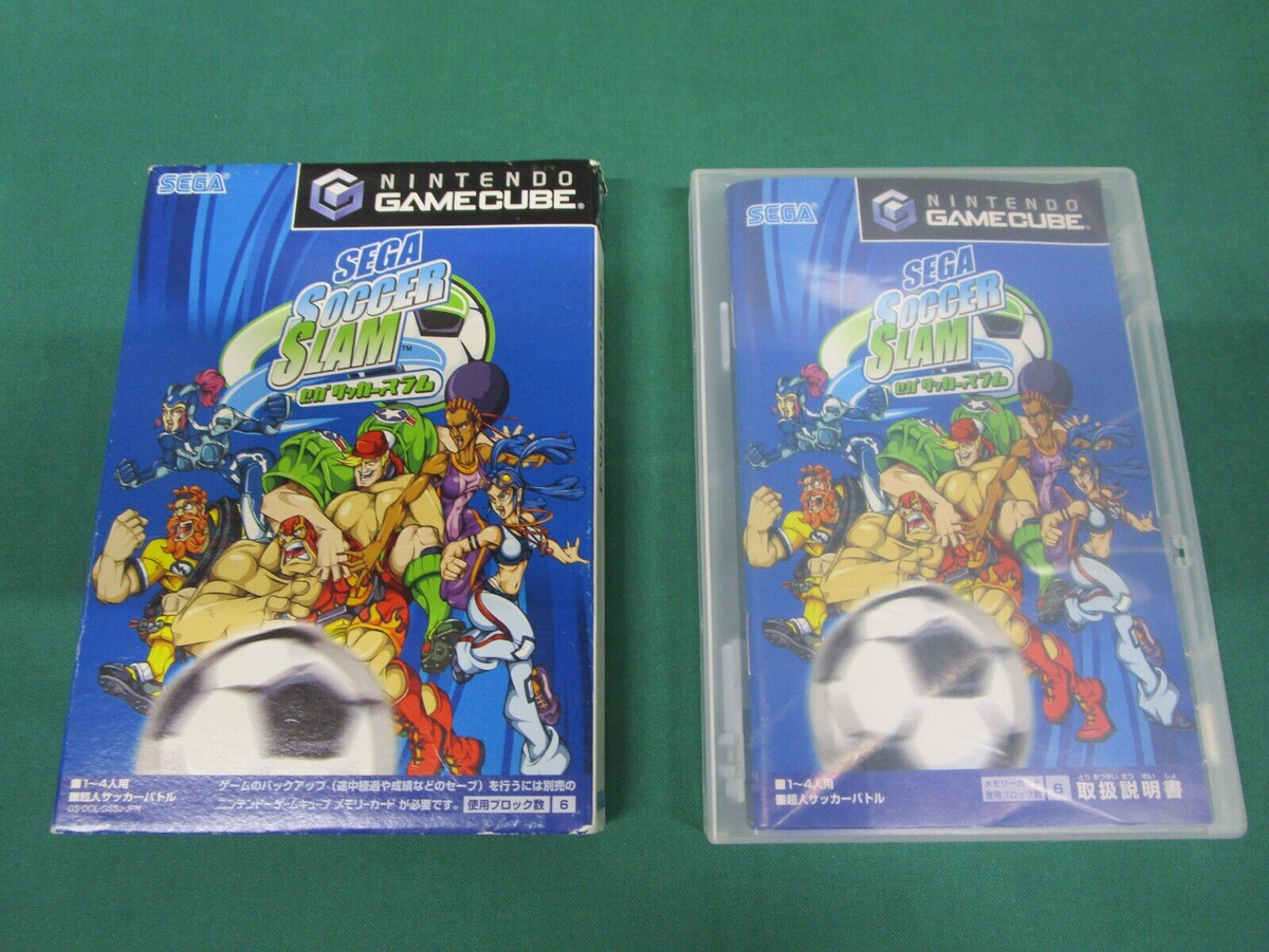 Game Cube - Sega Soccer Slam - box, manual, postcard. Nintendo GC