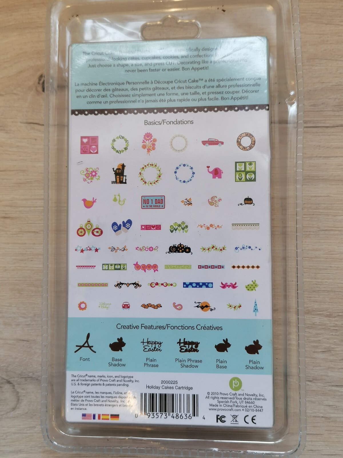 Provo Craft Cricut Cake Cartridge Holiday Cakes B003EO9RW6 for sale