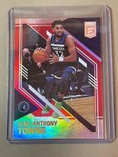 2020-21 PANINI ELITE NBA $5 BASKETBALL RED BASE SP PARALLEL KARL-ANTHONY TOWNS 