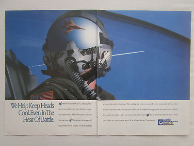 2/1990 PUB HAMILTON STANDARD MIG 29 USAF PILOT HELMET CASQUE ORIGINAL ANZEIGE