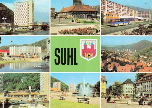 Suhl, Thüringen, DDR Ansichtskarte, Postkarte, gelaufen 1983