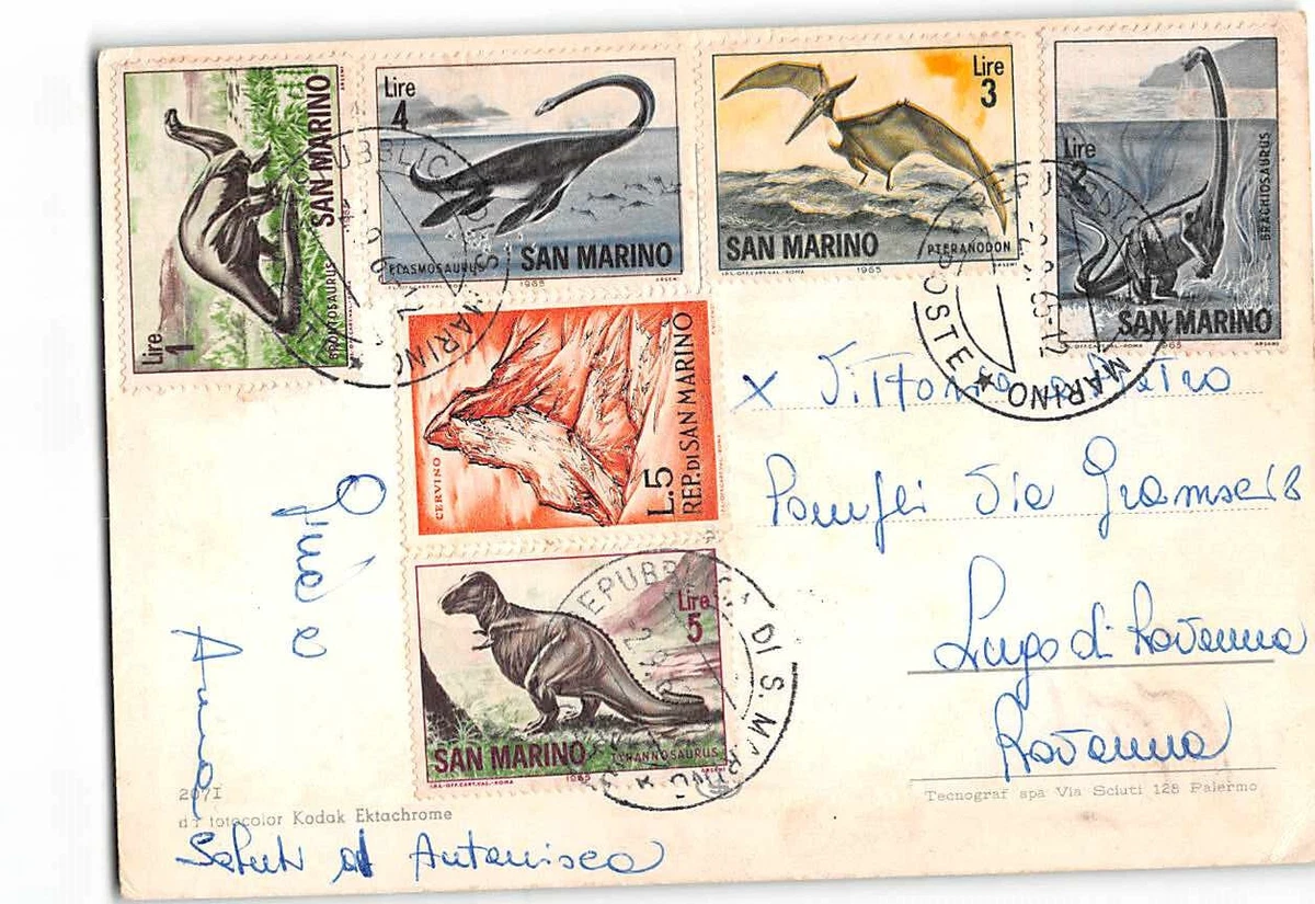 Prophila Collection - 50 Francobolli Diversi A Tema Dinosauri Per Collezionisti - 6