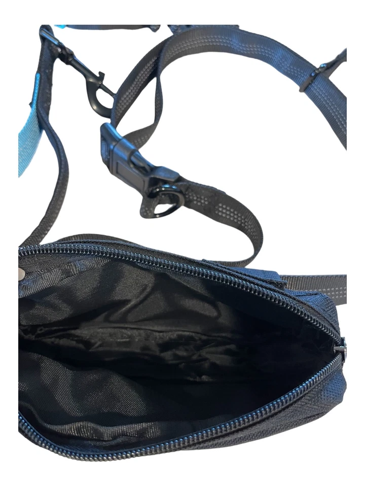 Correa para perro manos libres correa correr trotar caminar con bolsa de cintura con correa elástica Foto 3 de 3