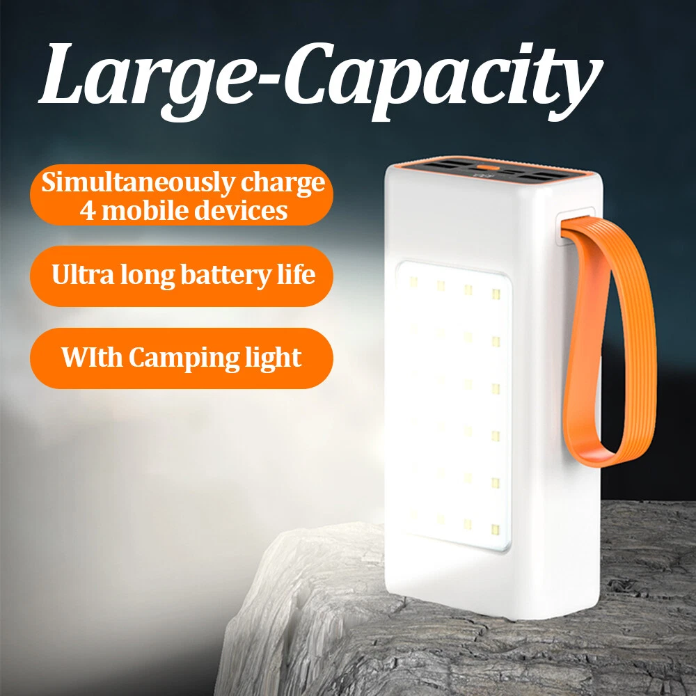 Power Bank 30000mAh 30W Charging Portable External Battery Backup For Cell Phone