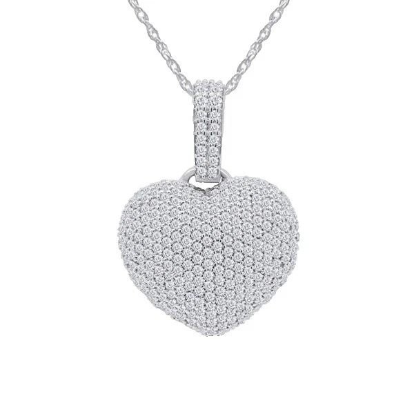 Cubic Zirconia Piedra Collares y colgantes De moda plateado plata