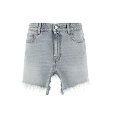 Balenciaga Cut up Denim Mini Skirt