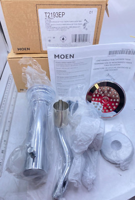 Moen Align Lot of 2 Chrome Posi Temp Tub / Shower  1 Handle Trim T2193EP NIB