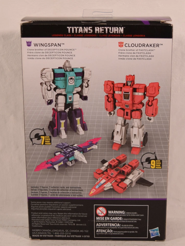 Transformers Generations titans Return Legends Wingspan and Cloudraker   - Image 3 of 4