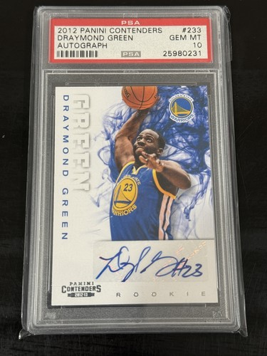 2012 Panini Contenders #233 Draymond Green Rookie Auto PSA 10