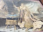 ANTIQUE  BEAUTIFUL FRAMED PRINT “ NAPOLEON THE GREAT IN HIS CORONATION ROBES” — photo 9