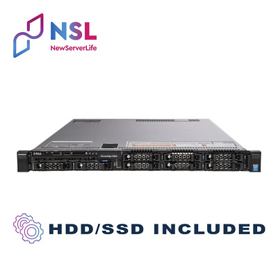 DELL R630 8SFF 2x E5-2667v3 3.2GHz =16 Cores 64GB H730 2x 1.2TB SAS 4xRJ45