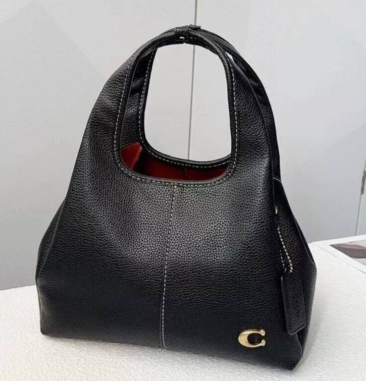 COACH CM545 LANA 23 Polished pebble Leather 2way Shoulder Bag 