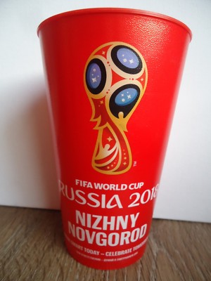 Sammler Bud Bier Beer Becher FIFA World Cup Russia 2018 Nizhny Novgorod