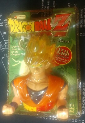 Dragon Ball Z SUPER SAIYAN GOKU CLIP ON KEYCHAIN LIGHT DBZ dragonball MGA Ent.