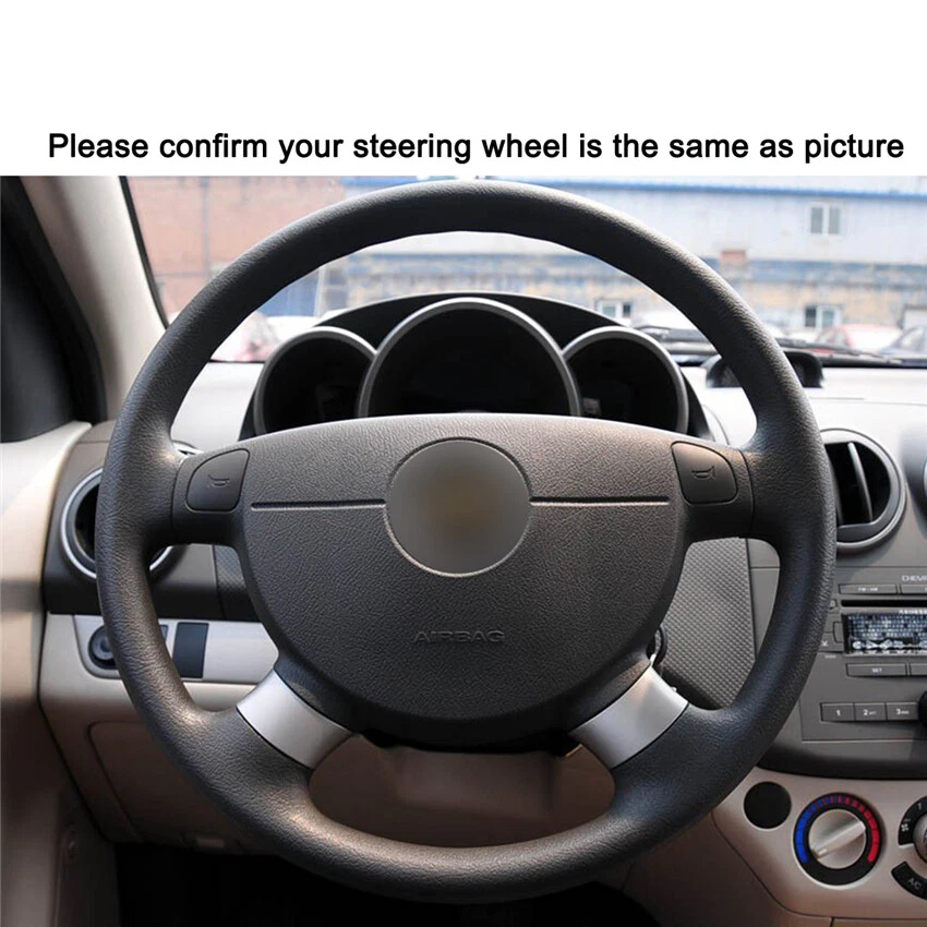 Cubierta del volante para Chevrolet Aveo Lova Buick Excelle Daewoo Gentra Lacetti Foto 2 de 4