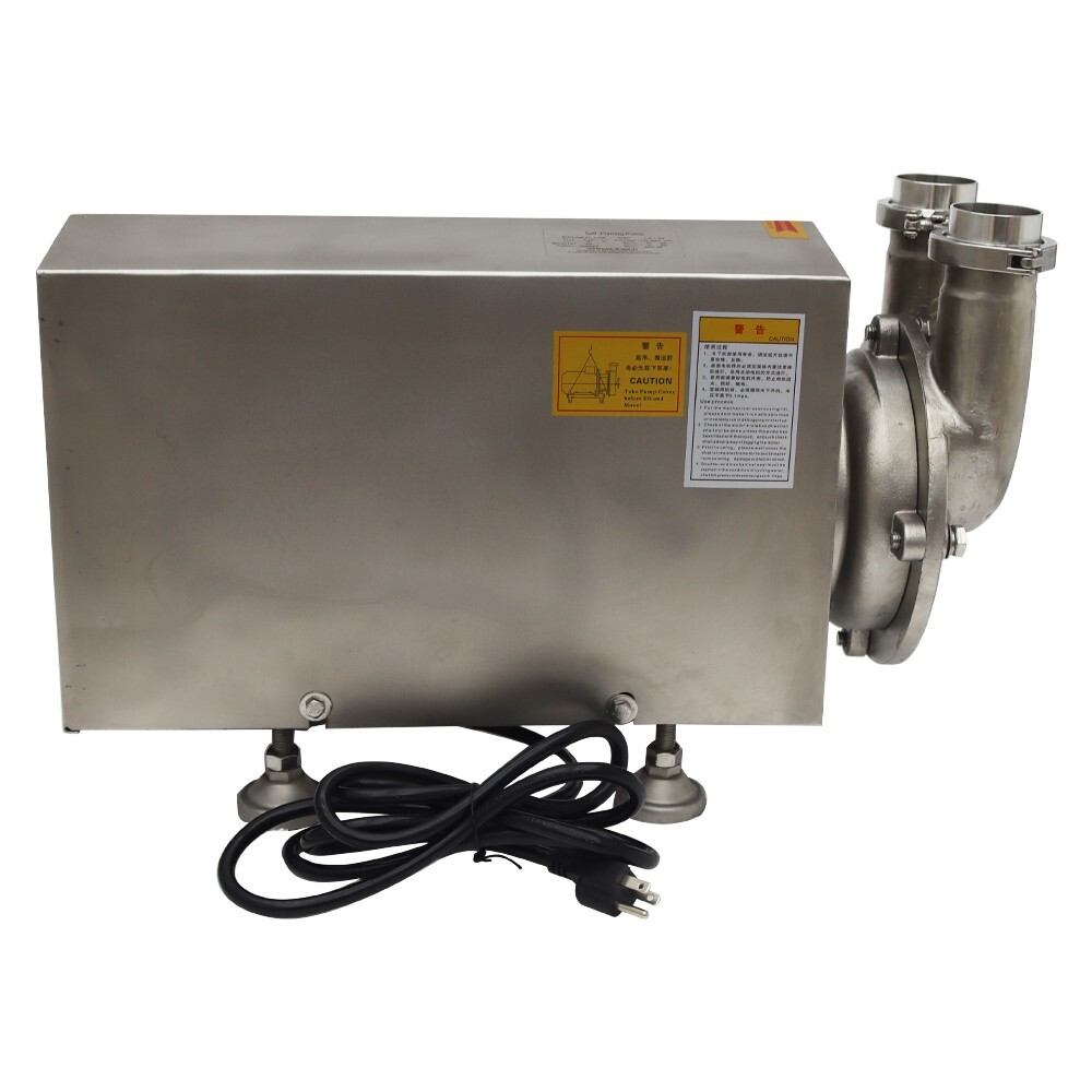 110V 2hp Food Industry Self-priming Pump Transport Pump 2