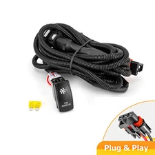 WEISEN Plug & Play Fan Override Switch Wire For Polaris RZR Trail S 1000 900