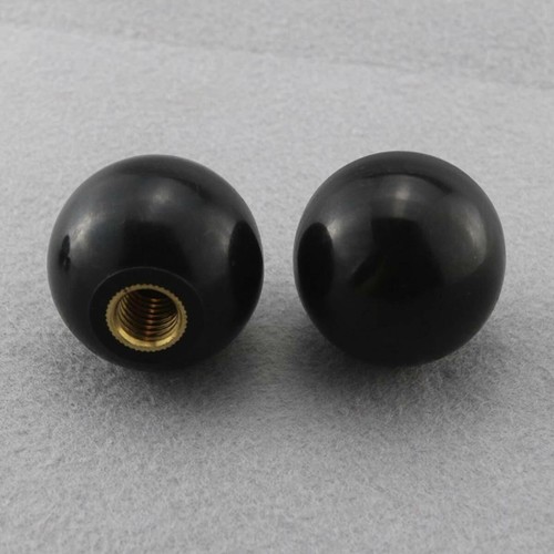 Bakelite Ball Knob Ball Handle with Threaded Brass Insert M5 M6 M8 M10 M12 M16 - Picture 7 of 8