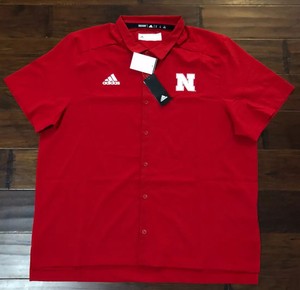 nebraska adidas polo