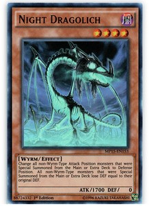 Night Dragolich - MP15-EN153 - Ultra Rare - 1st Edition x3 - Near Mint