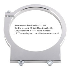 2lb Nitrous Bottle Bracket 2.5 2 Two Pound 4-38 Bottle Diameter Tank Mount 2lb Nitrous Bottle Bracket 2.5 2 Two Pound 4-38 Bottle Diameter Tank Mount